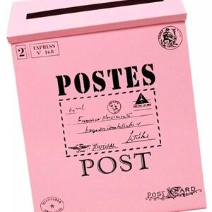Pink Postes Decorative Box